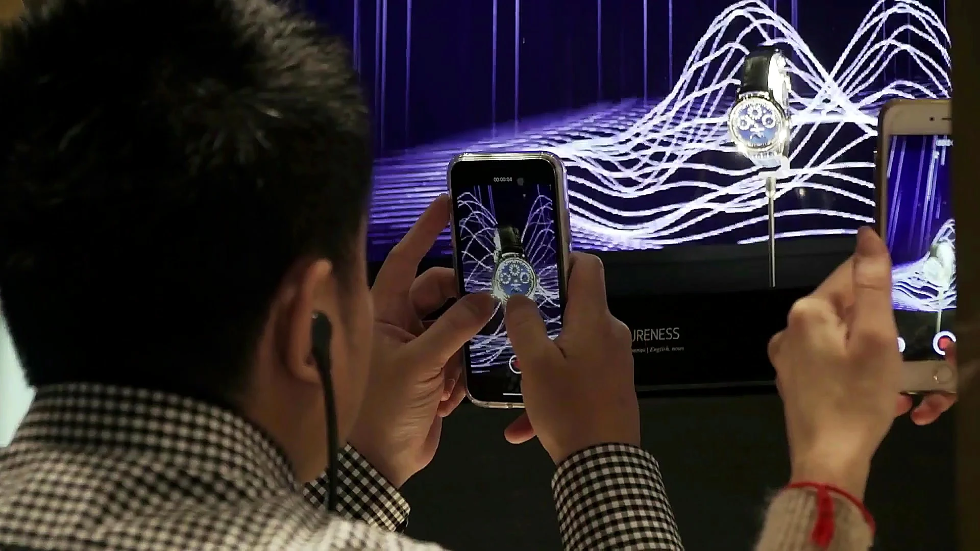 Installation holographique Vacheron Constantin par Amethys Technologies