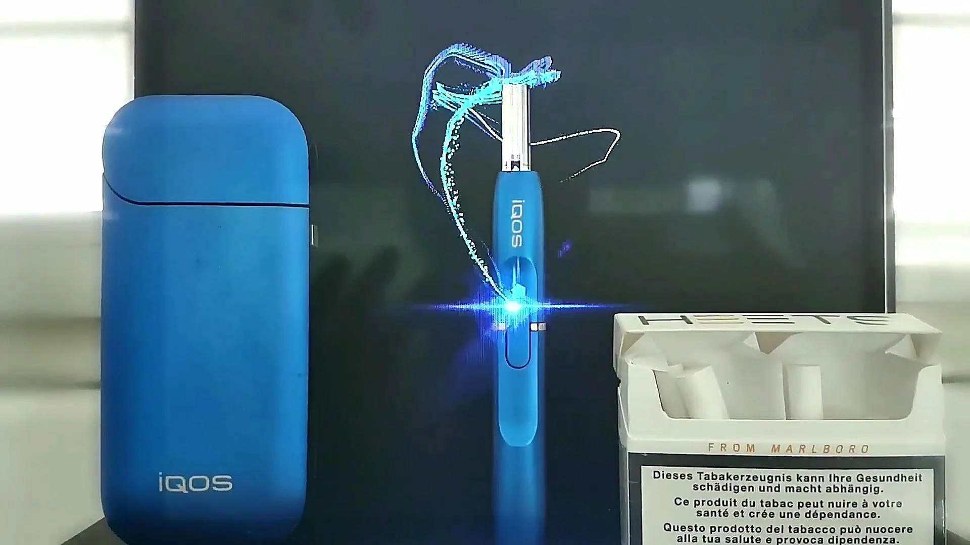 IQOS holographic display in Amethys Technologies showreel