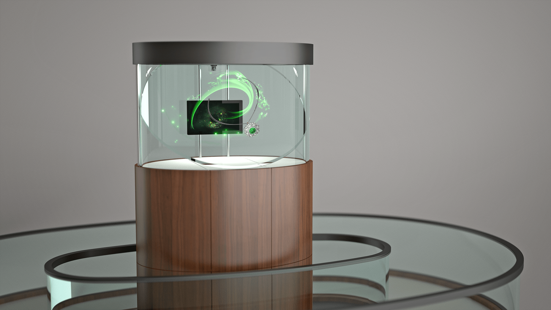 GUBELIN 3D view holographic display and holograms